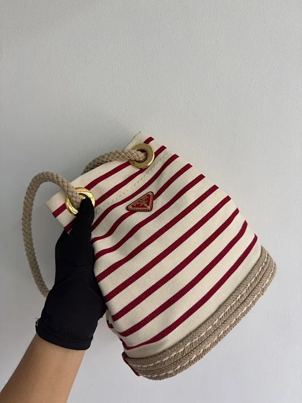 All Categories Official Website "Brand Women's Bags" Women's Bags 💙 PRADA 2025 New Prada Bucket Bag
