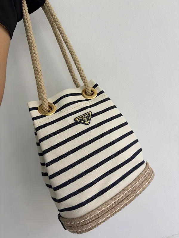All Categories Official Website "Brand Women's Bags" Women's Bags 💙 PRADA 2025 New Prada Bucket Bag