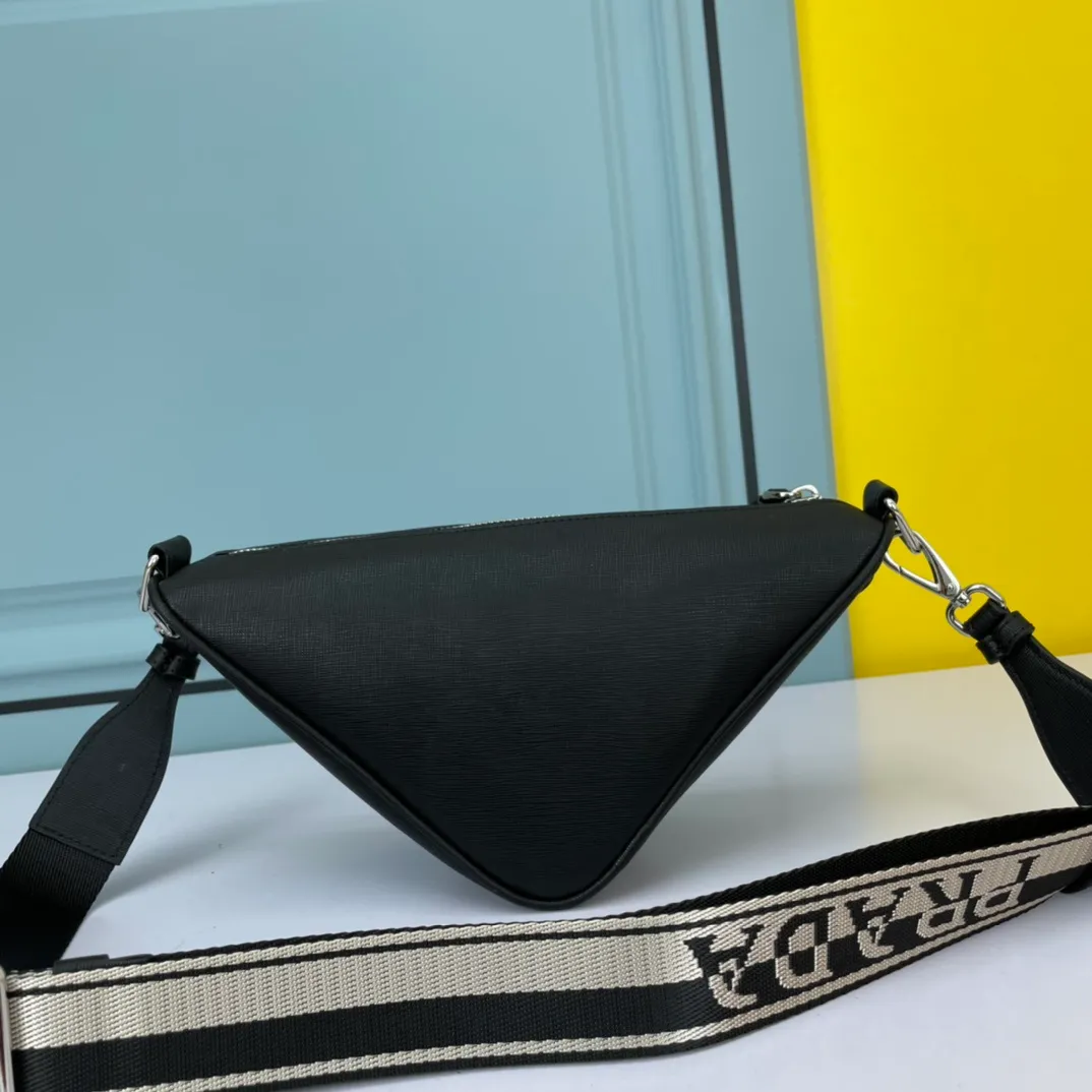 All Categories Official Website "Brand Women's Bags" Women's Bags 💙 PRADA 2022 Official New Prada Cross Pattern Triangular Bag Wholesale 58001900 High Quality Size: 18-11-28CM