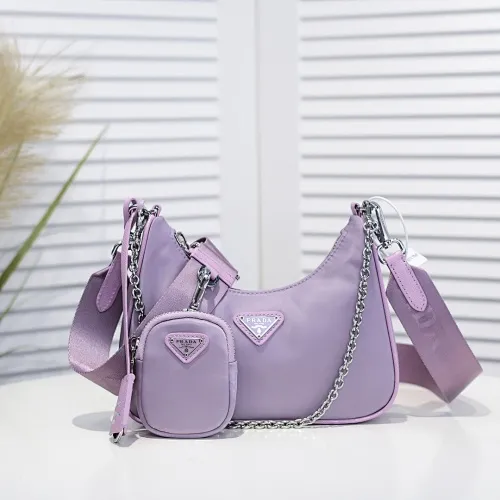 All Categories Official Website "Brand Women's Bags" Women's Bags 💙 PRADA 2023 New Prada Underarm Bag Wholesale