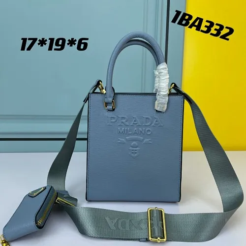 All categories Official website "Brand Women's Bags" Women's Bags 💙 PRADA 2022 official new Prada cowhide tote bag wholesale 58002000 High quality Size: 17-19-6CM