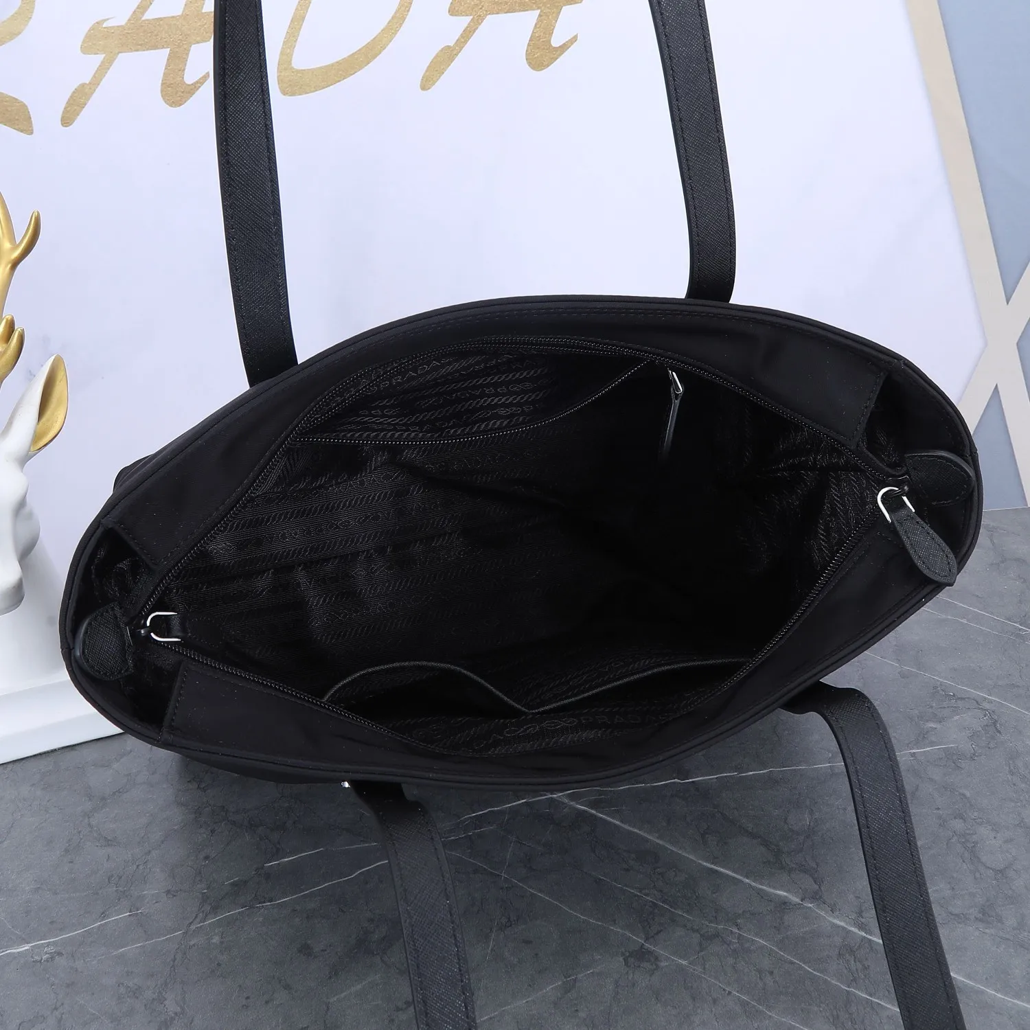 All categories Official website "Brand Women's Bags" Women's Bags 💙 PRADA 2022 official new Prada handbag wholesale 58002500 Original order quality Size: 34-15-30.5CM