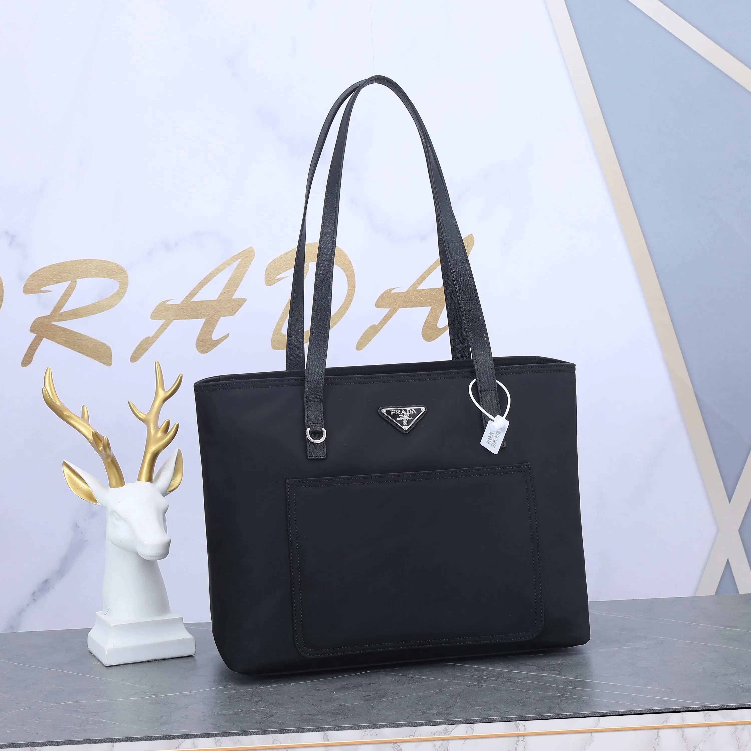 All categories Official website "Brand Women's Bags" Women's Bags 💙 PRADA 2022 official new Prada handbag wholesale 58002500 Original order quality Size: 34-15-30.5CM