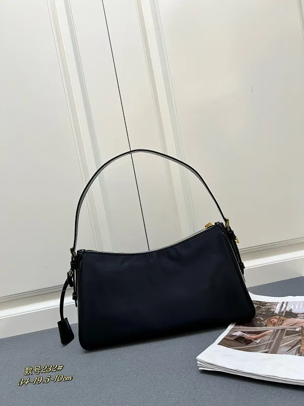 All Categories Official Website "Brand Women's Bags" Women's Bags 💙 PRADA 2025 New Prada Underarm Bag
