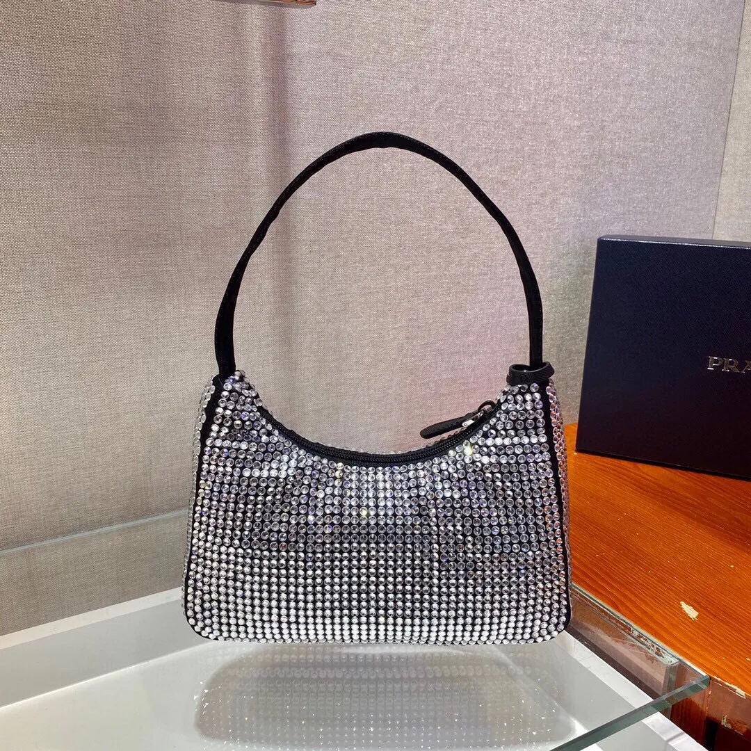 All categories Official website "Brand Women's Bags" Women's Bags 💙 PRADA 2022 official new Prada armpit bag wholesale 58002800 Original order quality Size: 23-13-5CM