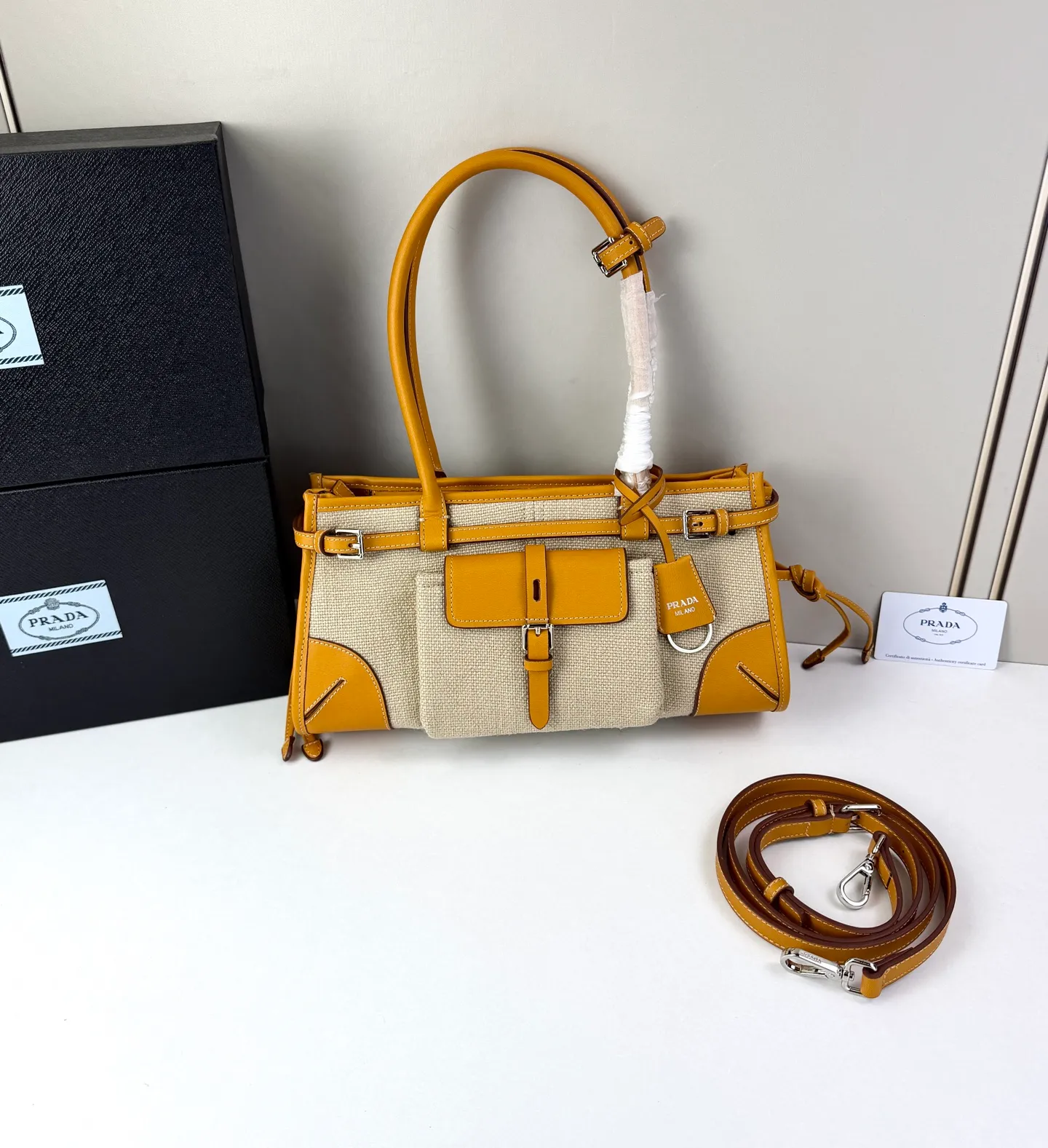 All Categories Official Website "Brand Women's Bags" Women's Bags 💙 PRADA PRADA 2026 New Handheld Shoulder Bag
