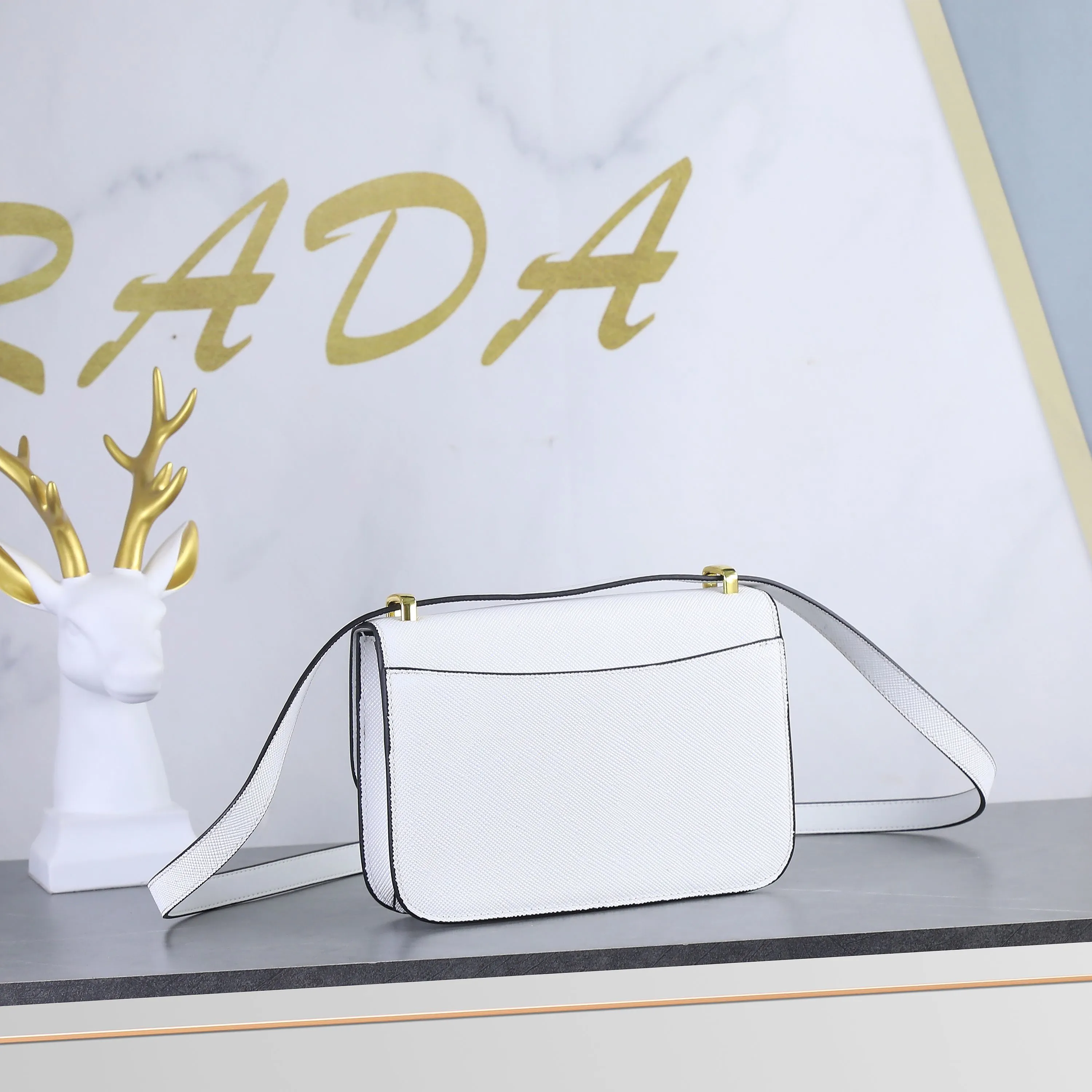 All categories Official website "Brand Women's Bags" Women's Bags 💙 PRADA 2022 official new Prada crossbody bag wholesale 58002900 Original order quality Size: 22-16-6CM