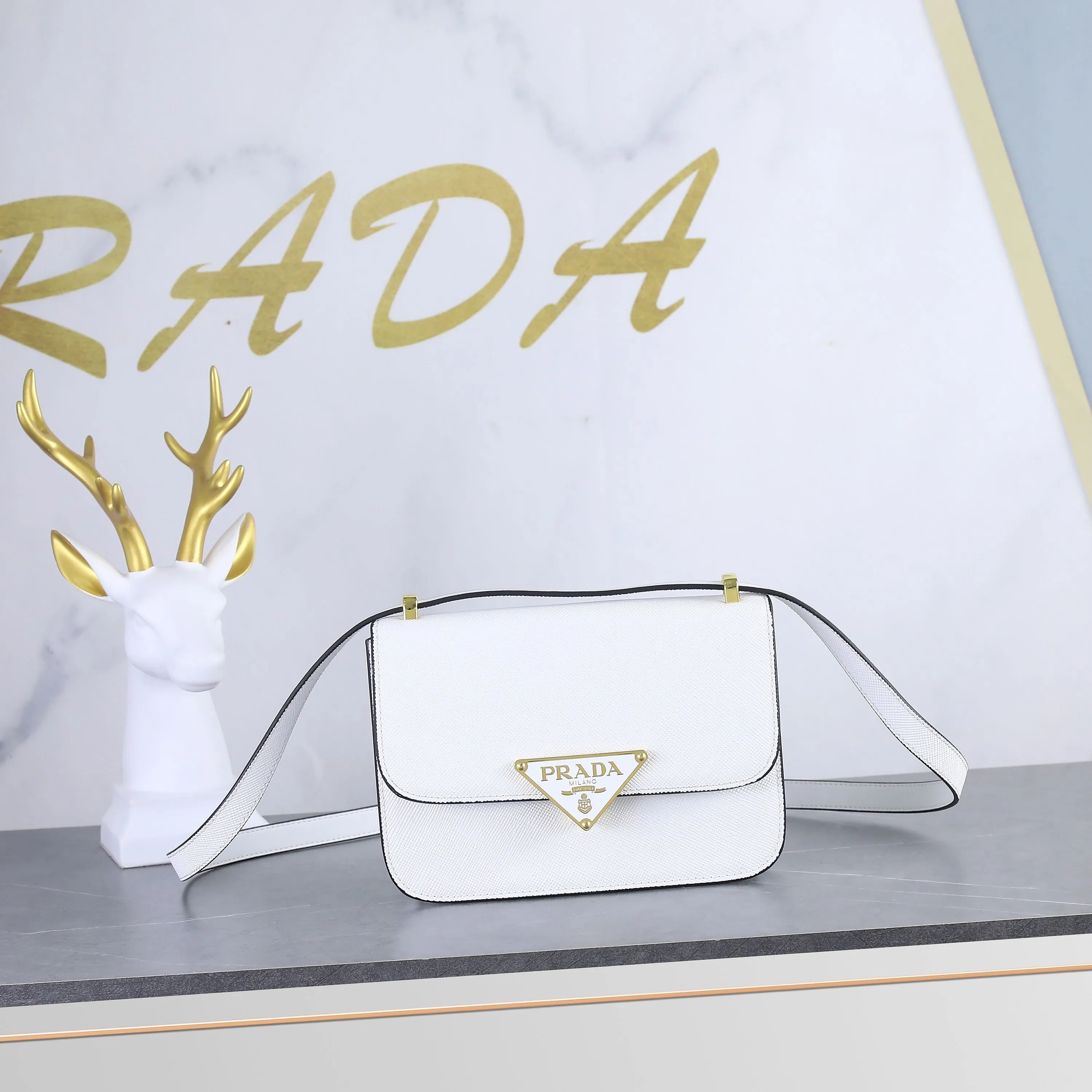 All categories Official website "Brand Women's Bags" Women's Bags 💙 PRADA 2022 official new Prada crossbody bag wholesale 58002900 Original order quality Size: 22-16-6CM