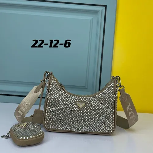 All categories Official website "Brand Women's Bags" Women's Bags 💙 PRADA 2022 official new Prada armpit bag wholesale 58002500 Original order quality Size: 22-16-6CM