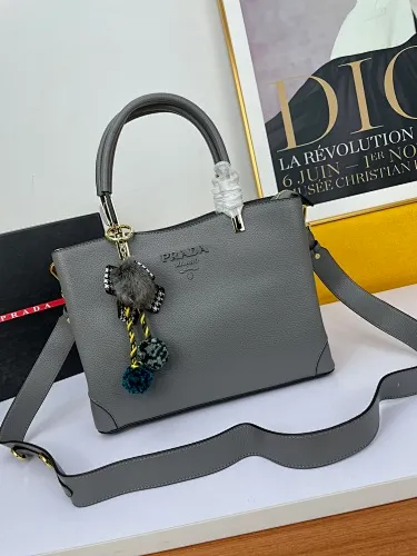 All categories Official website "Brand Women's Bags" Women's Bags 💙 PRADA 2022 Official New Prada Imported Palm Print Cowhide Fabric Handbag Wholesale 58002500 High Quality Size: 30-22-12CM