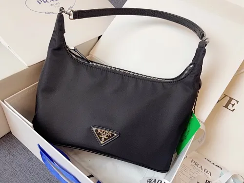 All Categories Official Website "Brand Women's Bags" Women's Bags 💙 PRADA 2024 Latest Prada Underarm Bag