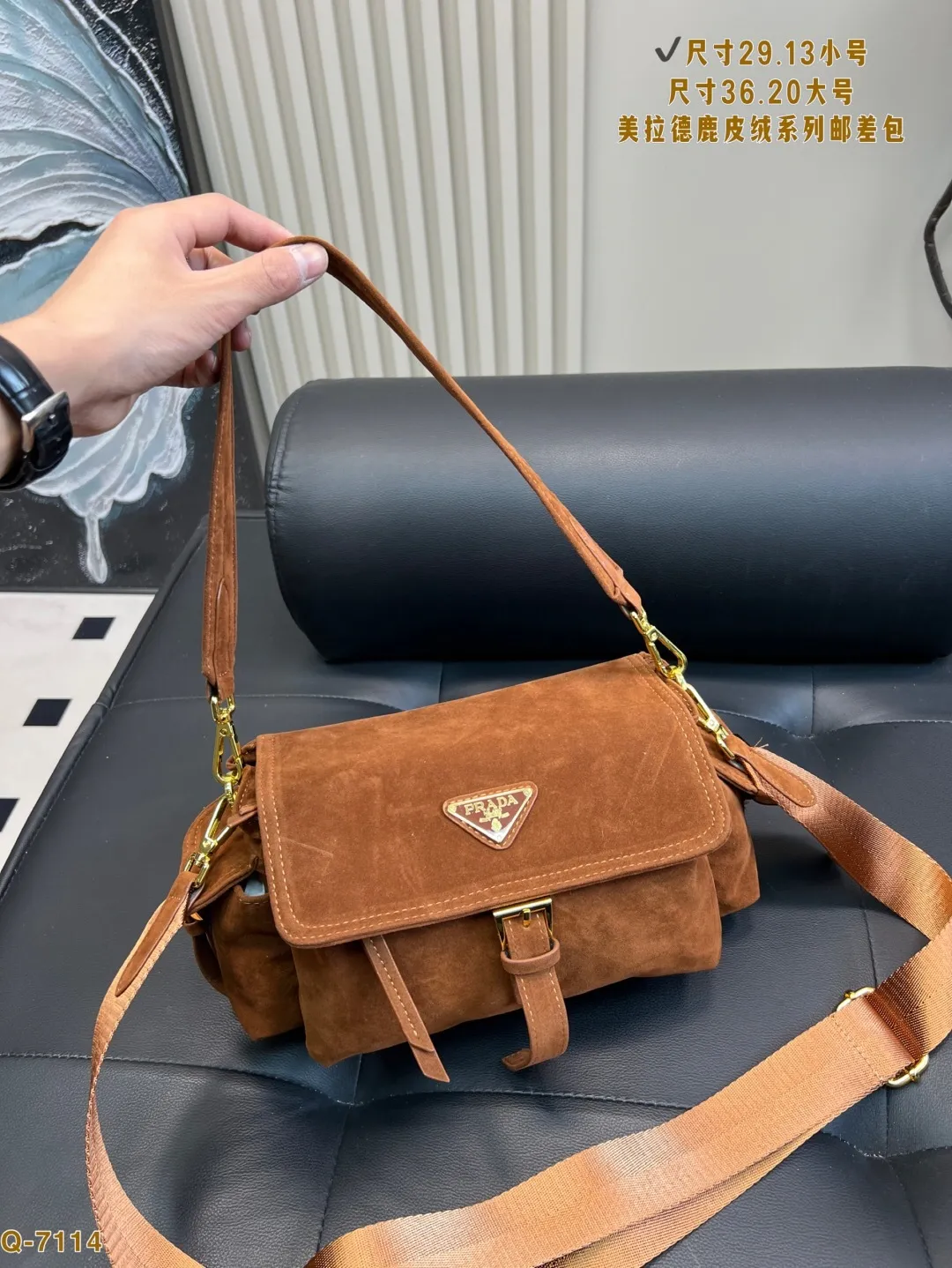 All Categories Official Website "Brand Women's Bags" Women's Bags 💙 PRADA 2025 New Prada Crossbody Bag