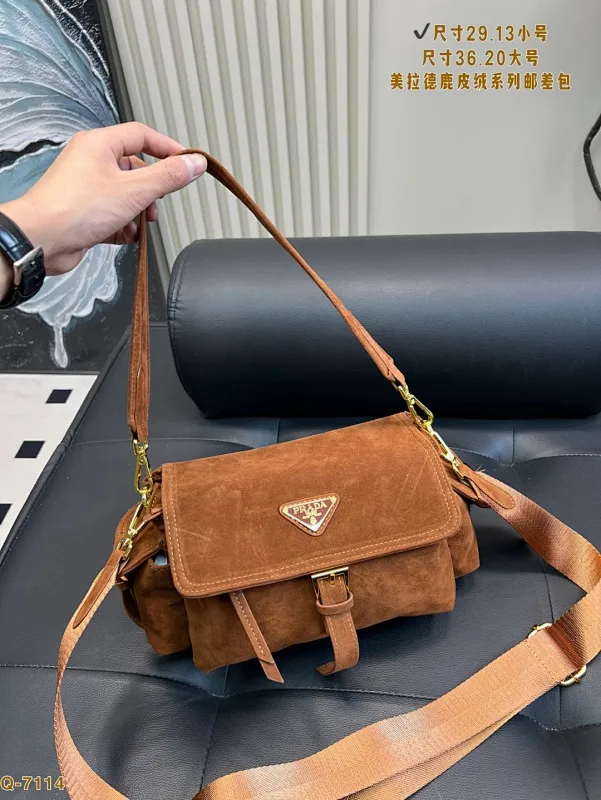 All Categories Official Website "Brand Women's Bags" Women's Bags 💙 PRADA 2025 New Prada Crossbody Bag