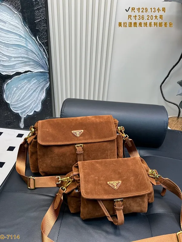 All Categories Official Website "Brand Women's Bags" Women's Bags 💙 PRADA 2025 New Prada Crossbody Bag