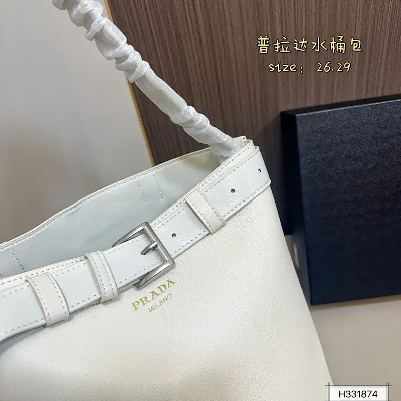 All Categories Official Website "Brand Women's Bags" Women's Bags 💙 PRADA 2025 New Prada Bucket Bag