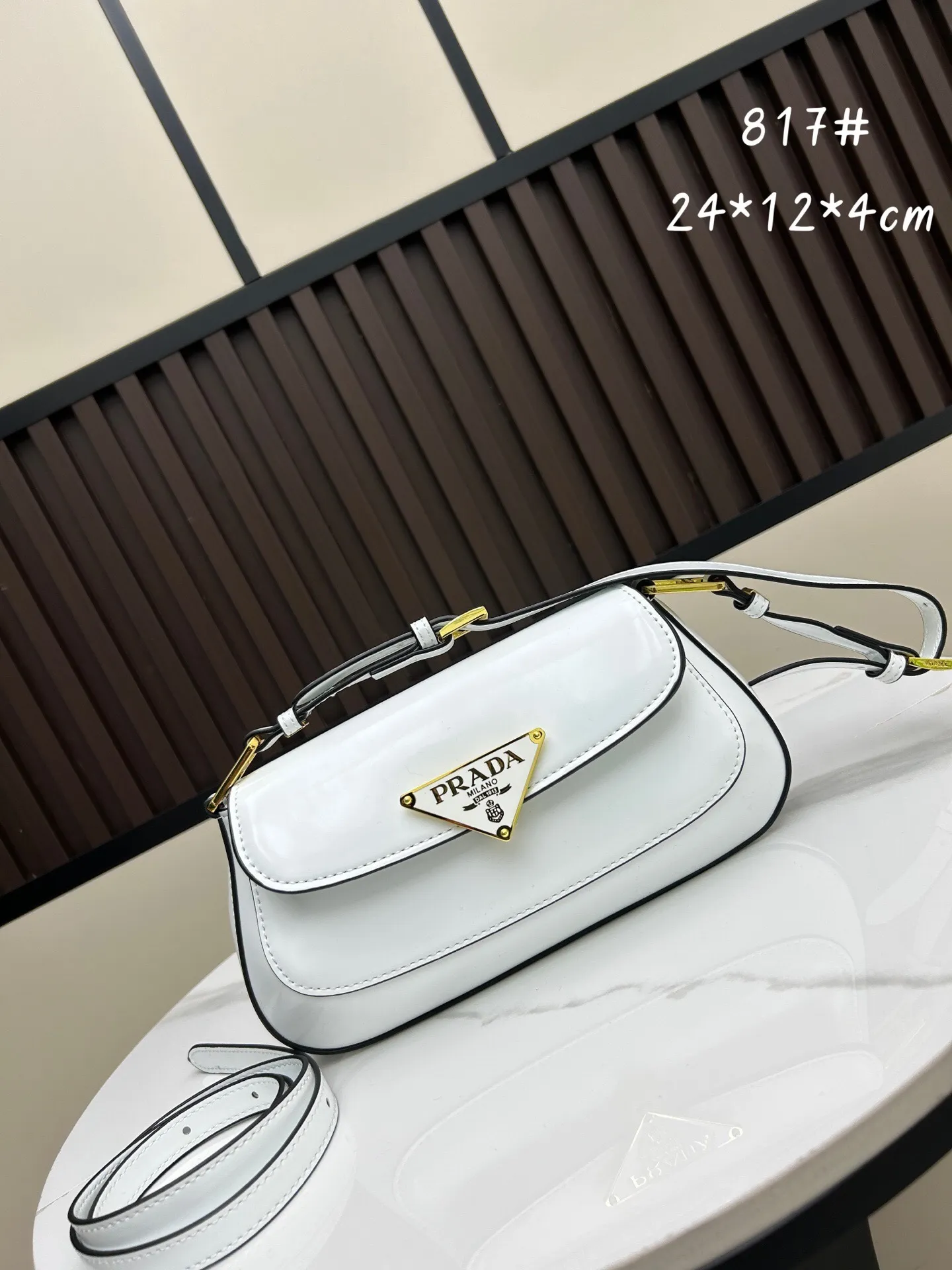 All Categories Official Website "Brand Women's Bags" Women's Bags 💙 PRADA 2025 New PRADA Baguette Underarm Bag