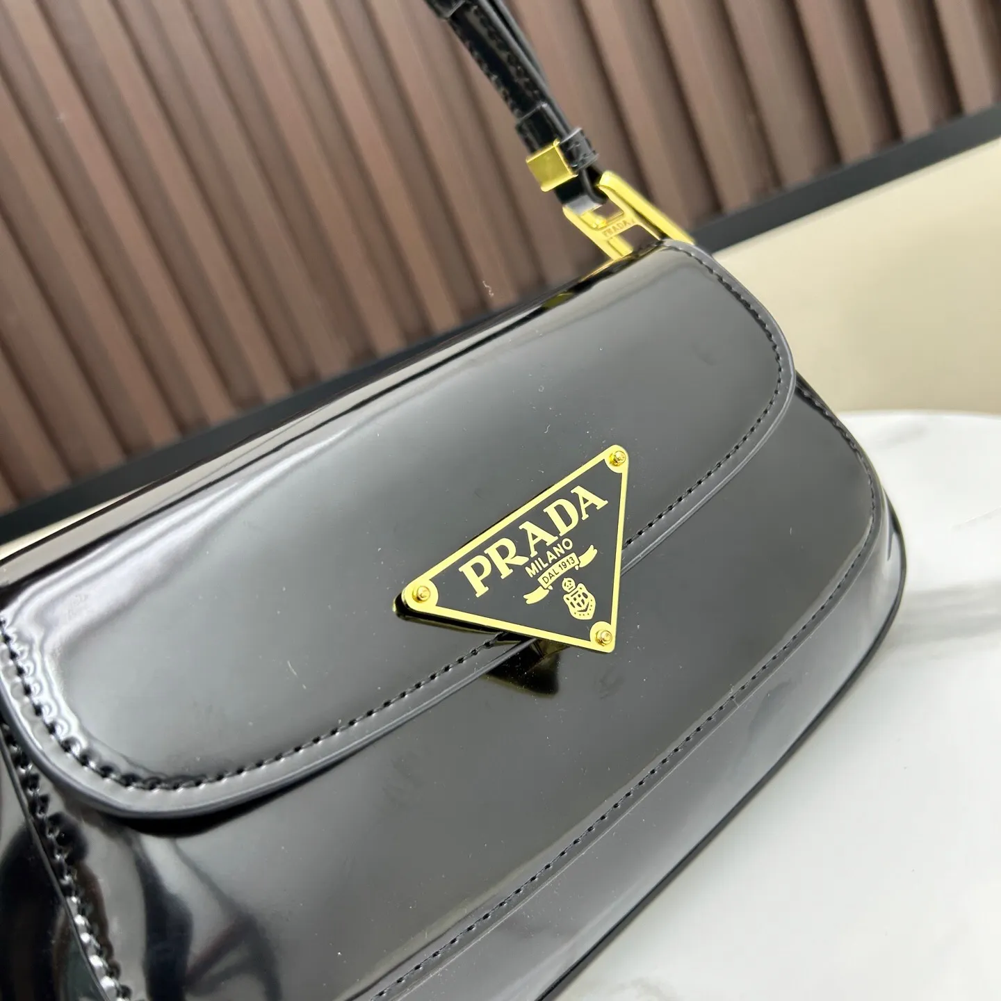 All Categories Official Website "Brand Women's Bags" Women's Bags 💙 PRADA 2025 New PRADA Baguette Underarm Bag