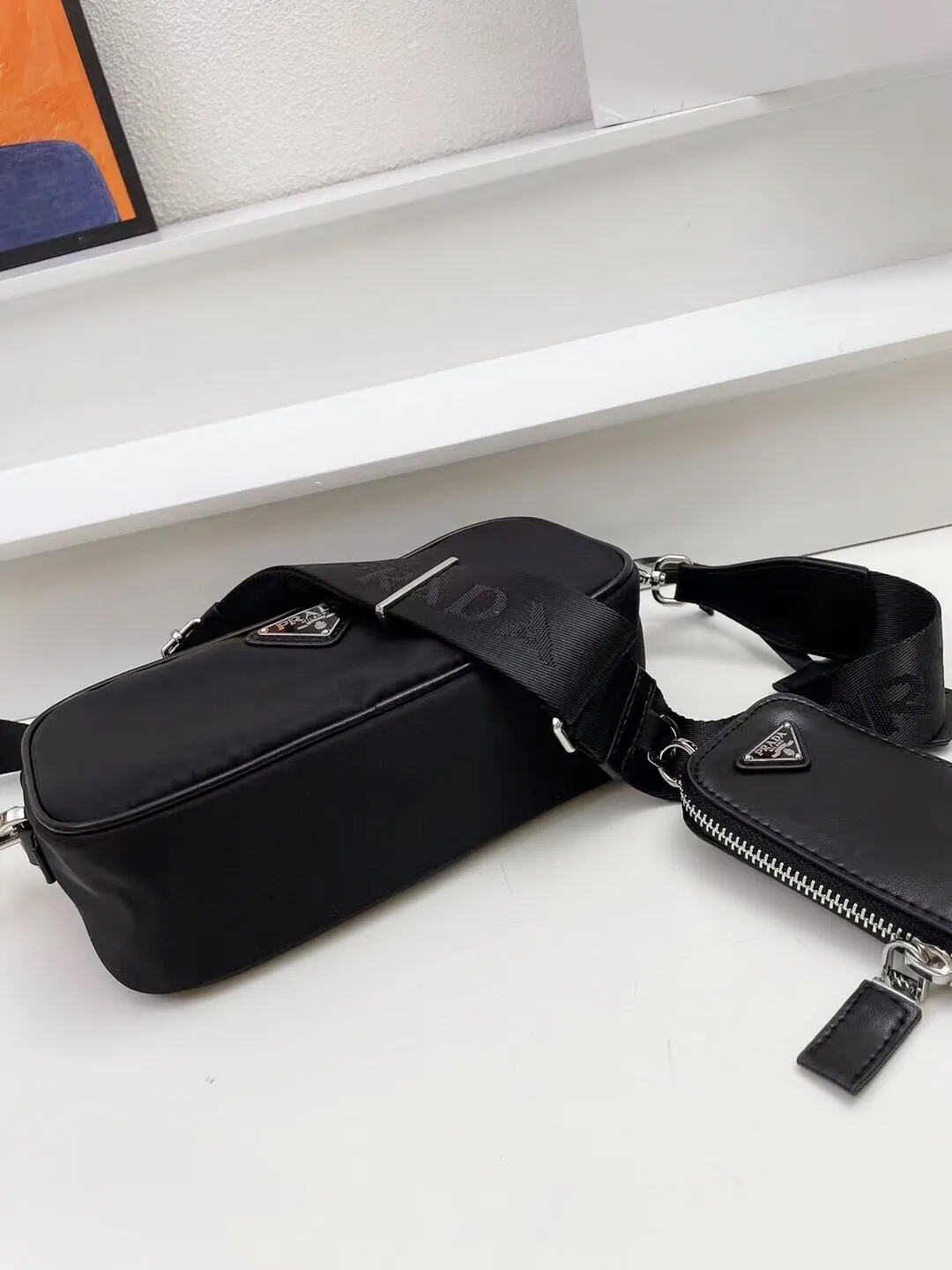 All Categories Official Website "Brand Women's Bags" Women's Bags 💙 PRADA 2024 Latest Prada Crossbody Bag