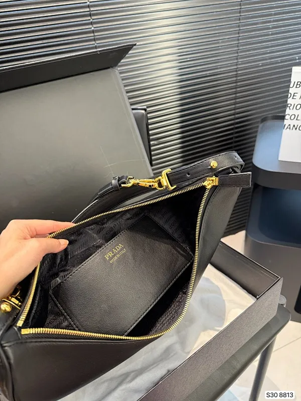 All Categories Official Website "Brand Women's Bags" Women's Bags 💙 PRADA 2025 New Prada Underarm Bag