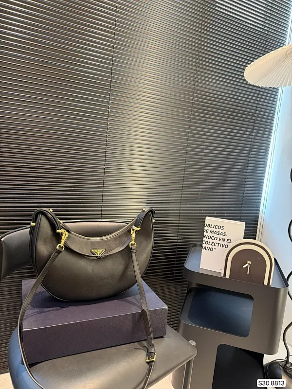 All Categories Official Website "Brand Women's Bags" Women's Bags 💙 PRADA 2025 New Prada Underarm Bag
