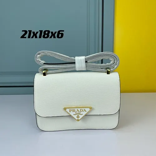 All Categories Official Website "Brand Women's Bags" Women's Bags 💙 PRADA 2022 Official New Prada Imported Cross Pattern Cowhide Crossbody Bag Wholesale 58001900 High Quality Size: 22-16-6CM