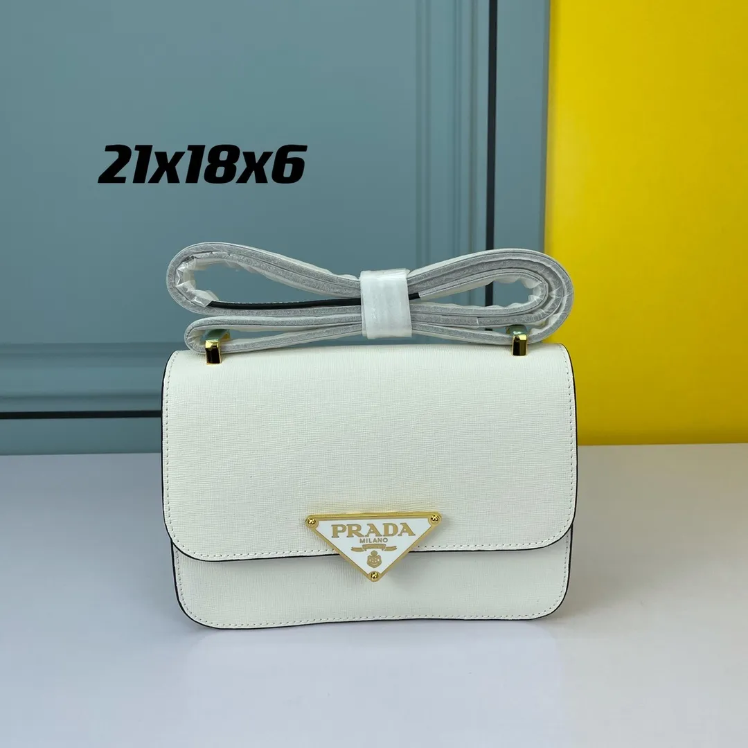 All Categories Official Website "Brand Women's Bags" Women's Bags 💙 PRADA 2022 Official New Prada Imported Cross Pattern Cowhide Crossbody Bag Wholesale 58001900 High Quality Size: 22-16-6CM