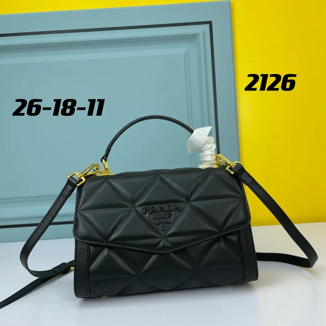 All categories Official website "Brand Women's Bags" Women's Bags 💙 PRADA 2022 official new Prada crossbody bag wholesale 58002900 Original order quality Size: 26-18-11CM