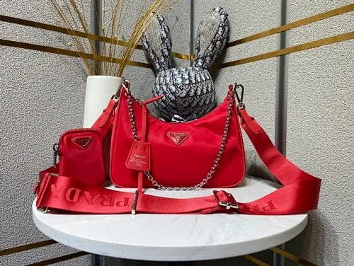 All Categories Official Website "Brand Women's Bags" Women's Bags 💙 PRADA 2023 New Prada Underarm Bag Wholesale