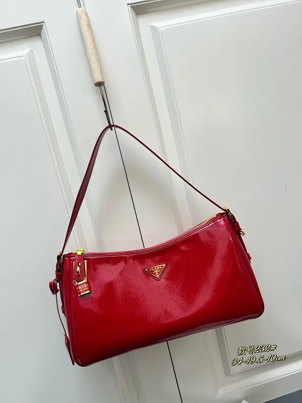 All Categories Official Website "Brand Women's Bags" Women's Bags 💙 PRADA 2025 New Prada Underarm Bag
