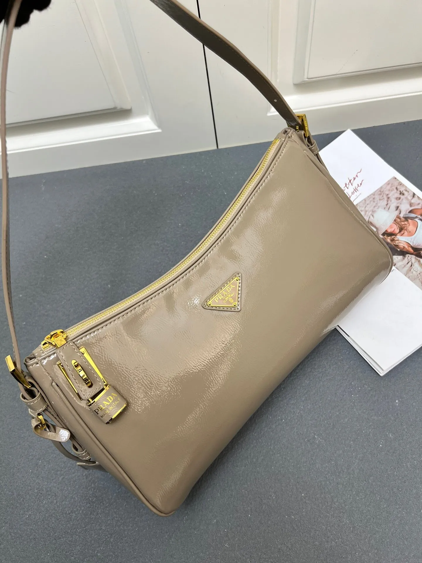 All Categories Official Website "Brand Women's Bags" Women's Bags 💙 PRADA 2025 New Prada Underarm Bag