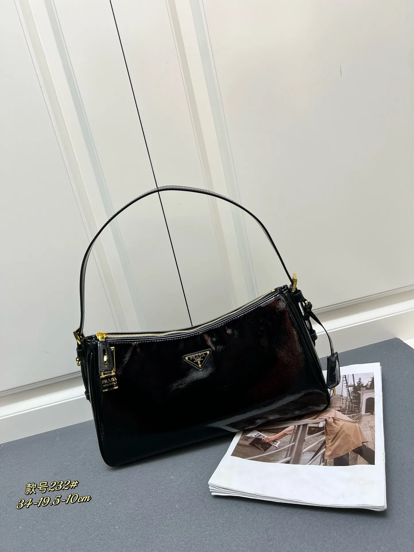 All Categories Official Website "Brand Women's Bags" Women's Bags 💙 PRADA 2025 New Prada Underarm Bag