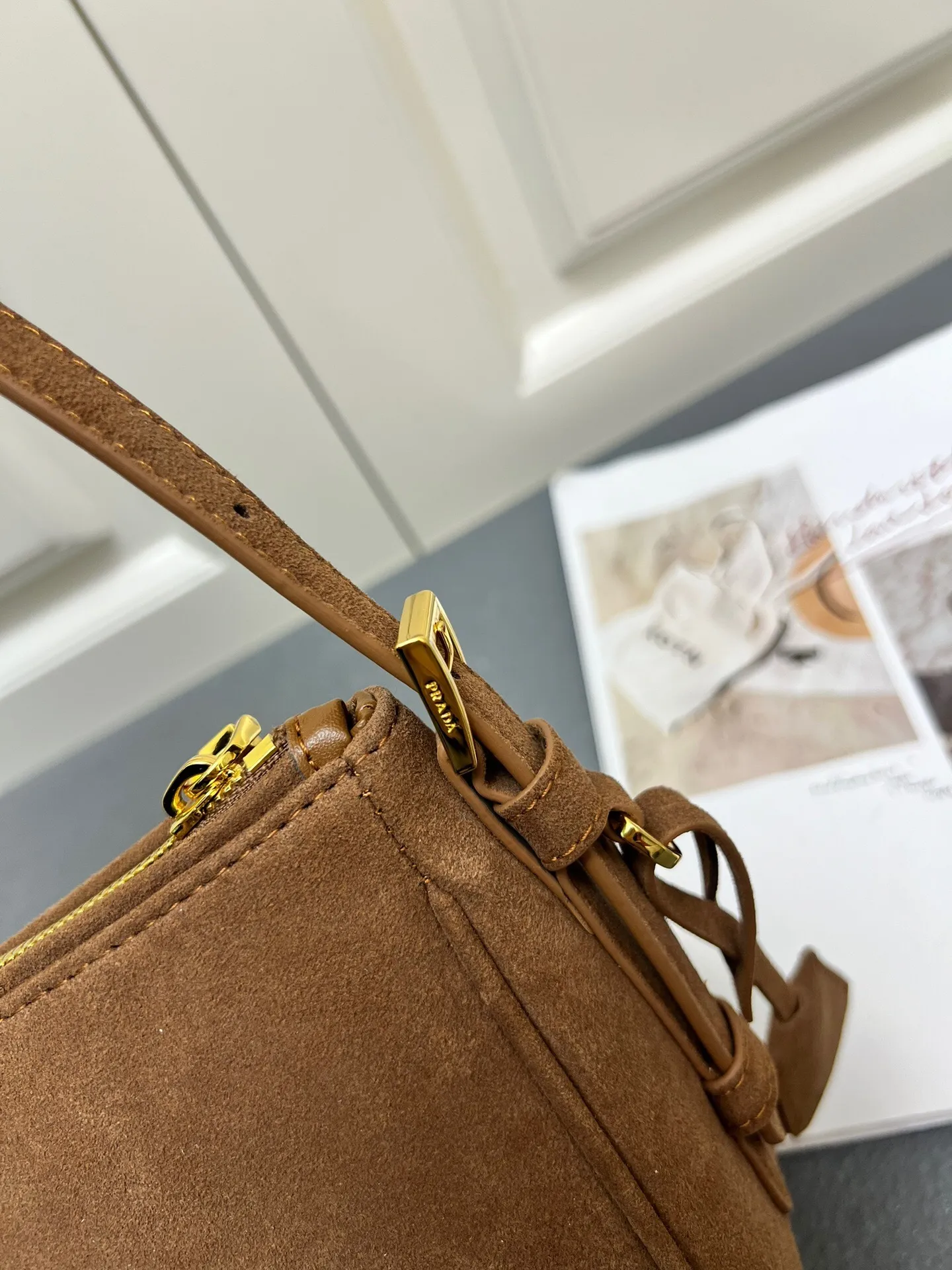 All Categories Official Website "Brand Women's Bags" Women's Bags 💙 PRADA 2025 New Prada Underarm Bag