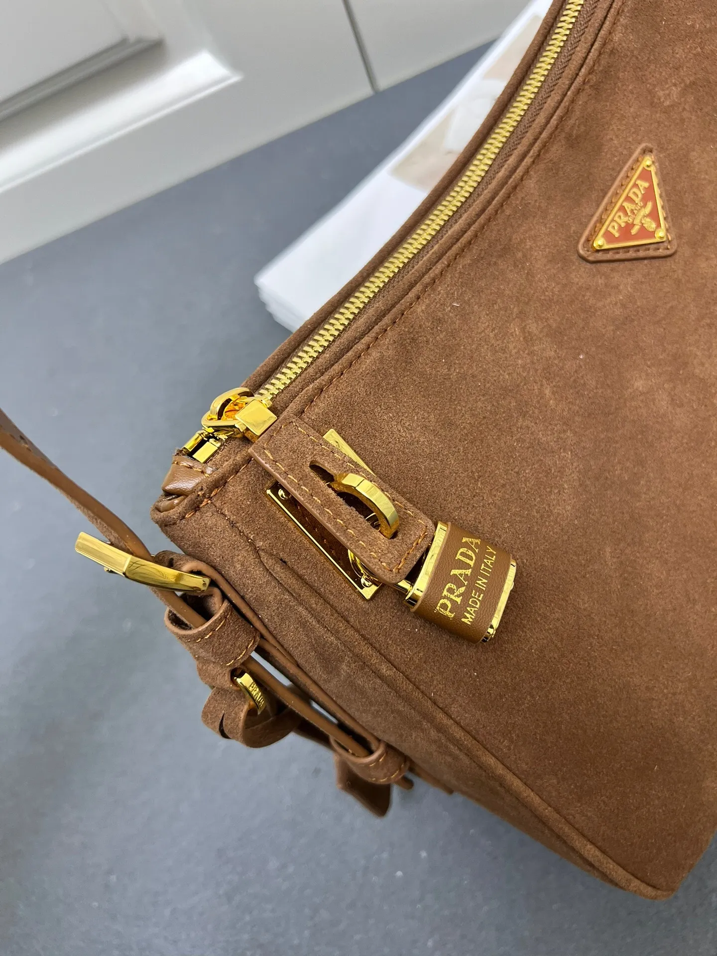 All Categories Official Website "Brand Women's Bags" Women's Bags 💙 PRADA 2025 New Prada Underarm Bag