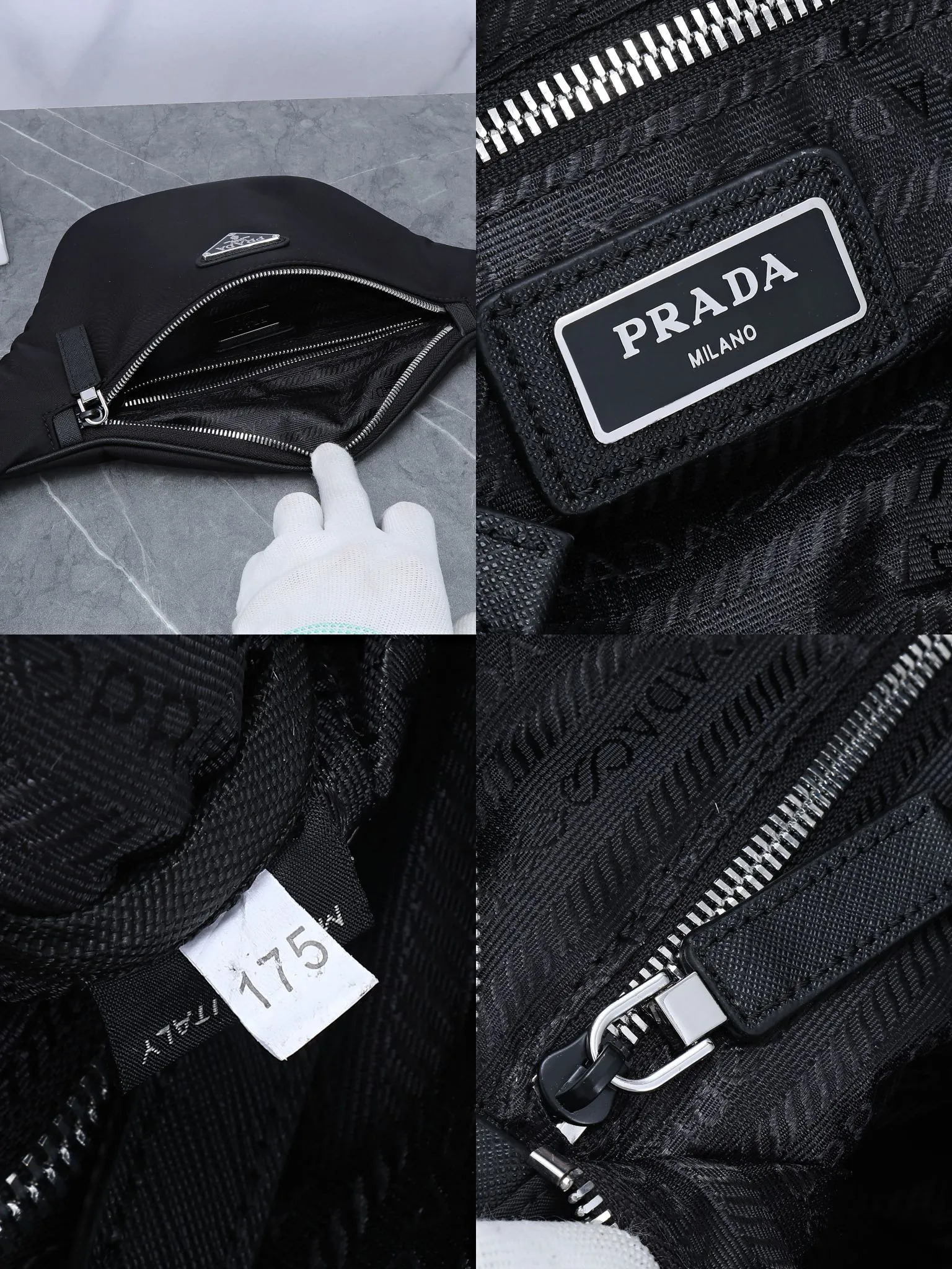 All categories Official website "Brand Women's Bags" Women's Bags 💙 PRADA 2022 official new Prada chest bag wholesale 58002500 Original order quality Size: 33-24-13CM