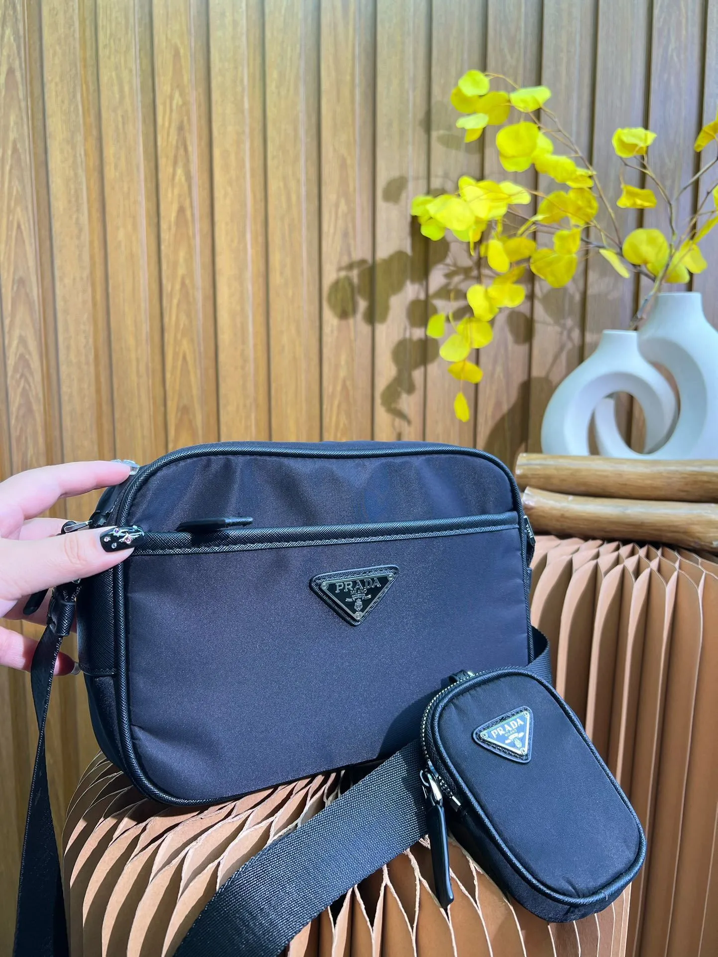 All Categories Official Website "Brand Women's Bags" Women's Bags 💙 PRADA 2023 latest version Prada camera bag