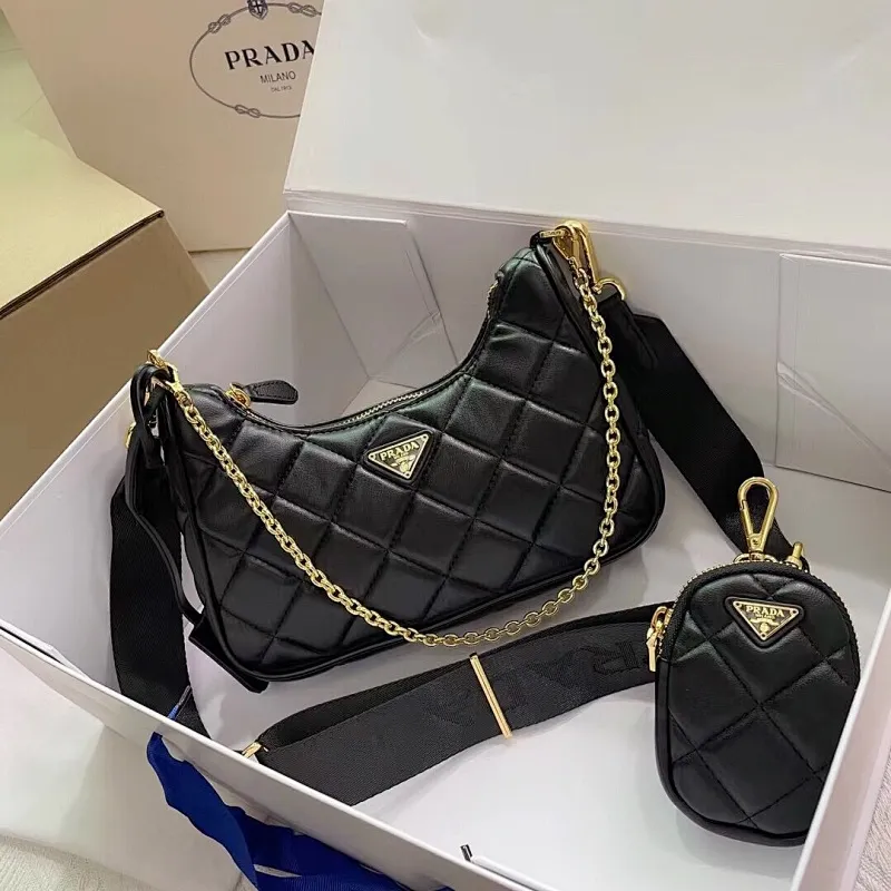 All Categories Official Website "Brand Women's Bags" Women's Bags 💙 PRADA 2024 Latest Prada Crossbody Bag
