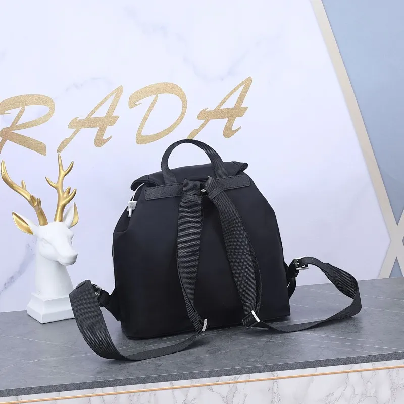 All categories Official website "Brand Women's Bags" Women's Bags 💙 PRADA 2022 official new Prada backpack wholesale 58002900 Original order quality Size: 31-32-15CM