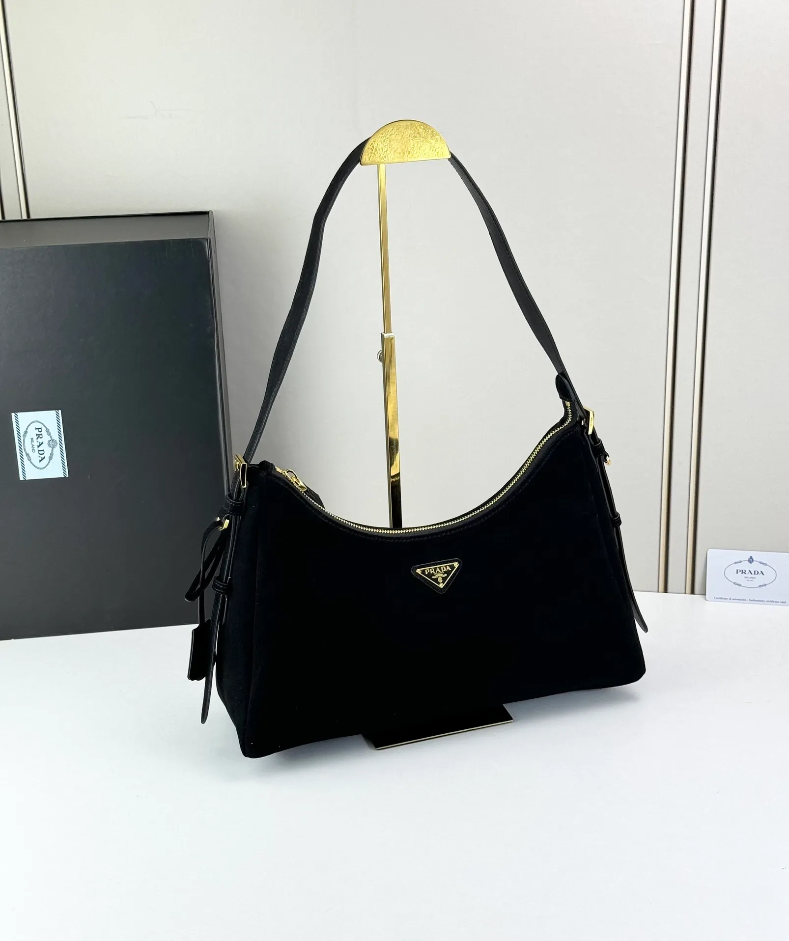 All Categories Official Website "Brand Women's Bags" Women's Bags 💙 PRADA 2025 New Prada Underarm Bag