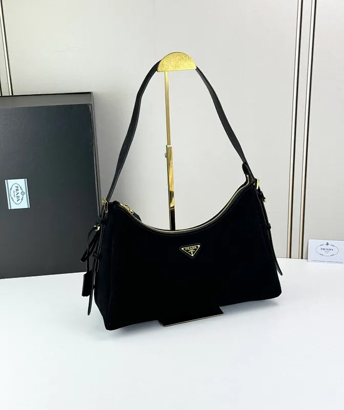 All Categories Official Website "Brand Women's Bags" Women's Bags 💙 PRADA 2025 New Prada Underarm Bag