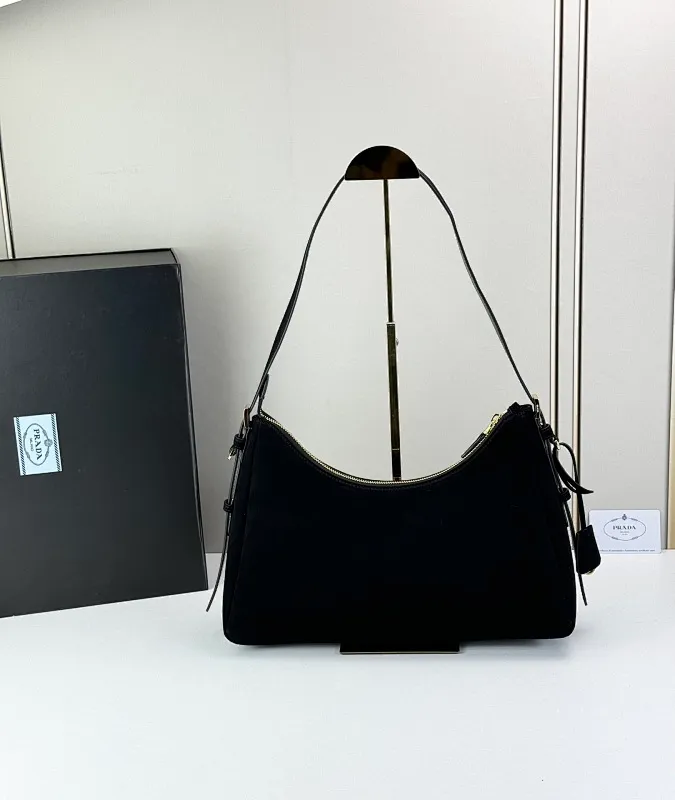 All Categories Official Website "Brand Women's Bags" Women's Bags 💙 PRADA 2025 New Prada Underarm Bag