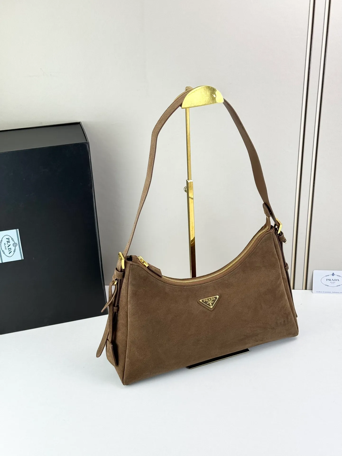 All Categories Official Website "Brand Women's Bags" Women's Bags 💙 PRADA 2025 New Prada Underarm Bag