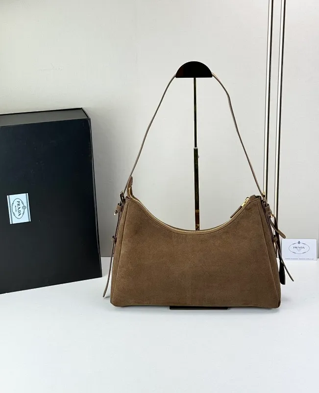 All Categories Official Website "Brand Women's Bags" Women's Bags 💙 PRADA 2025 New Prada Underarm Bag