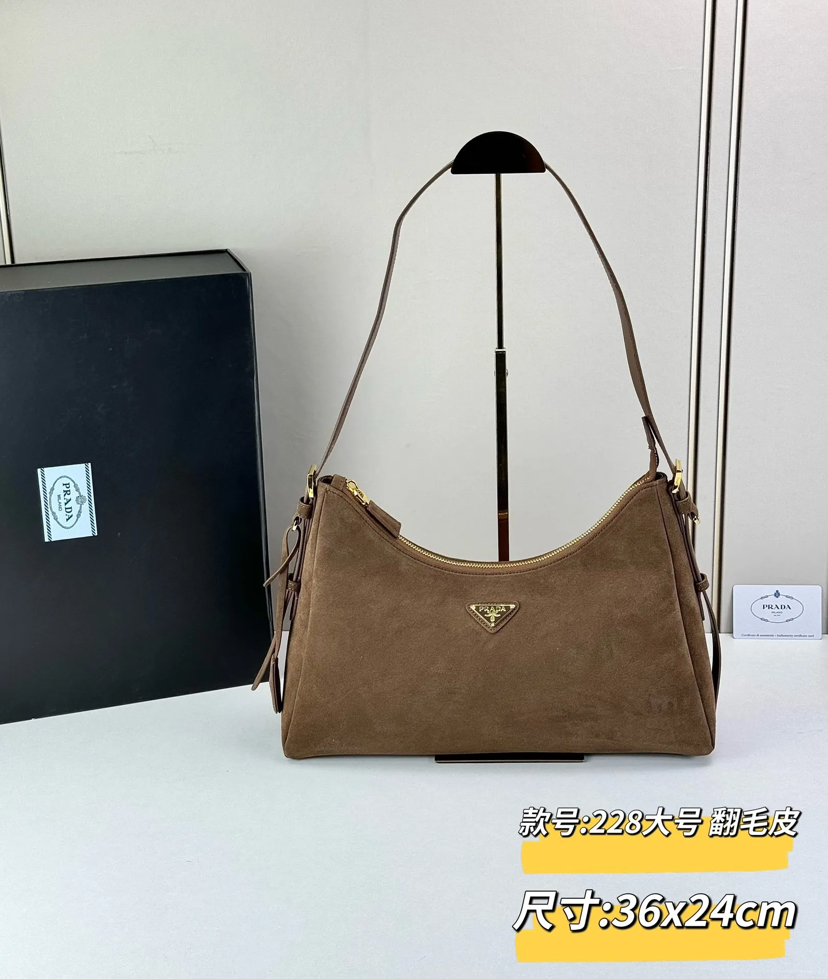 All Categories Official Website "Brand Women's Bags" Women's Bags 💙 PRADA 2025 New Prada Underarm Bag
