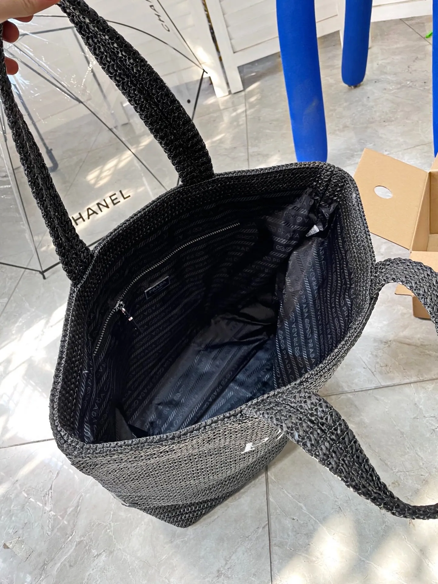 All categories Official website "Brand Women's Bags" Women's Bags 💙 PRADA 2022 Official New Prada Handbag Wholesale 58001550 High Quality Specifications: 35-31CM