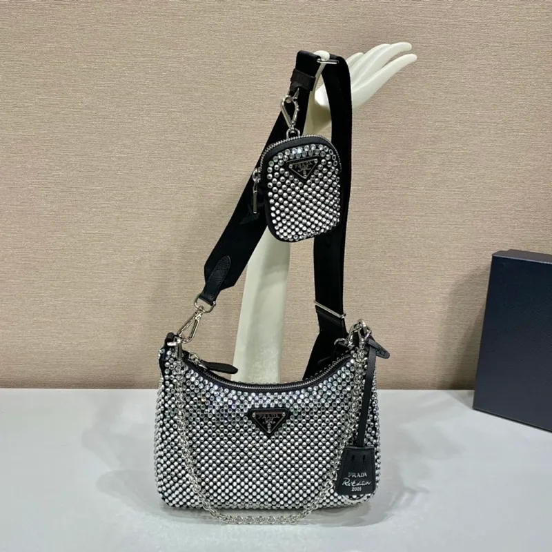All categories Official website "Brand Women's Bags" Women's Bags 💙 PRADA 2022 official new Prada crossbody bag wholesale 58003900 Original order quality Size: 22-16-6CM