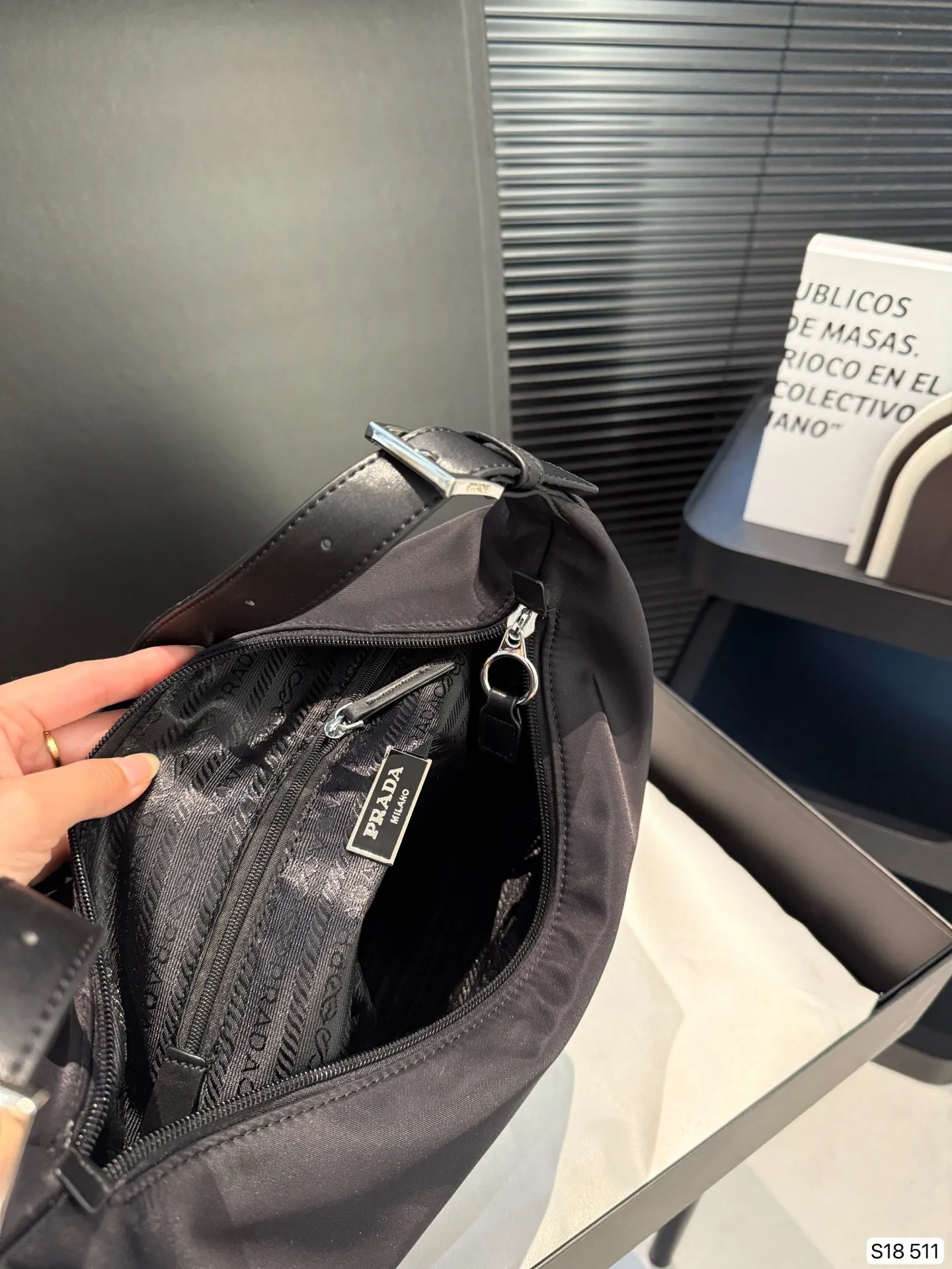 All Categories Official Website "Brand Women's Bags" Women's Bags 💙 PRADA 2025 New Prada Underarm Bag