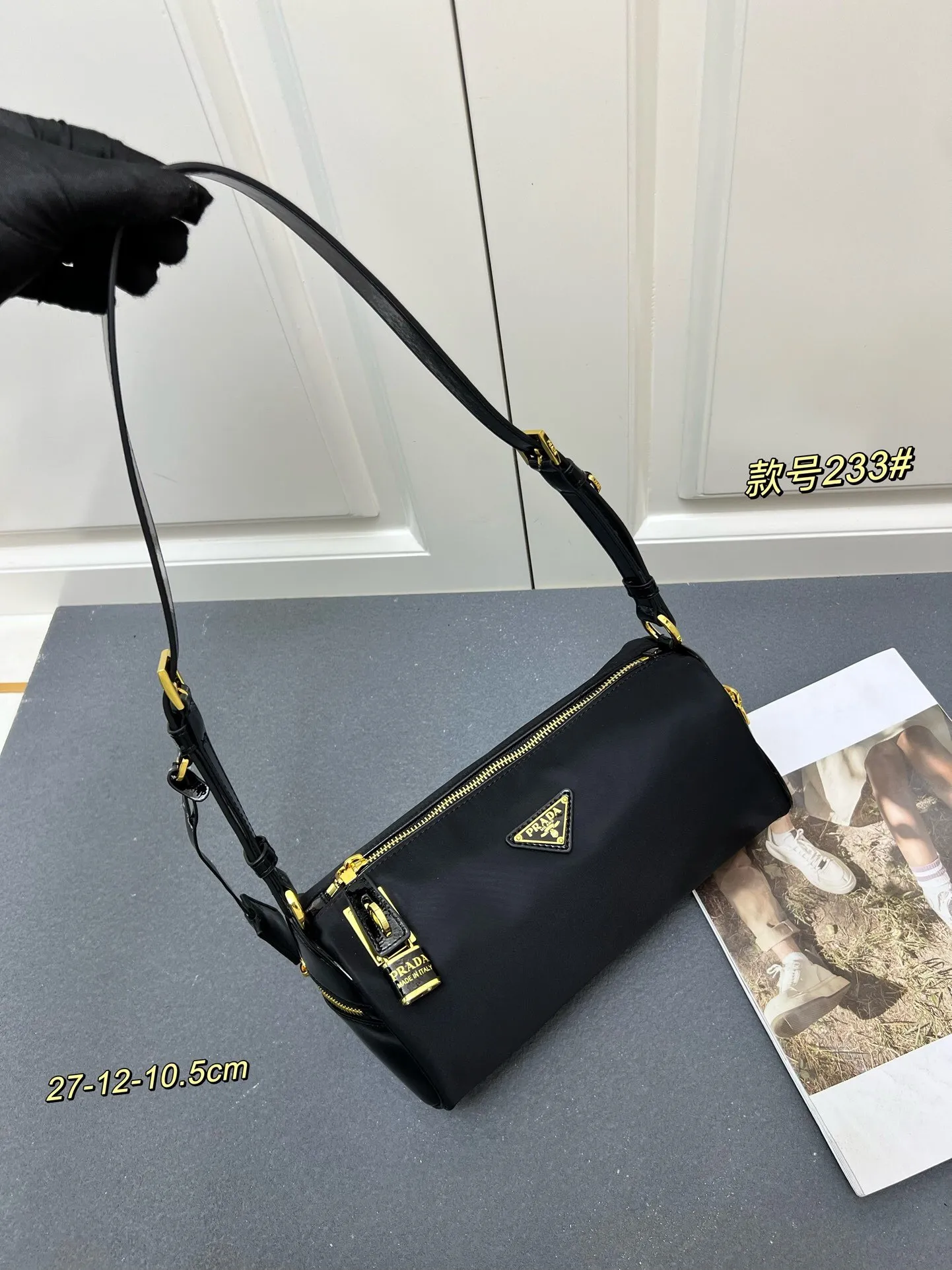 All Categories Official Website "Brand Women's Bags" Women's Bags 💙 PRADA 2025 New PRADA Underarm Bag