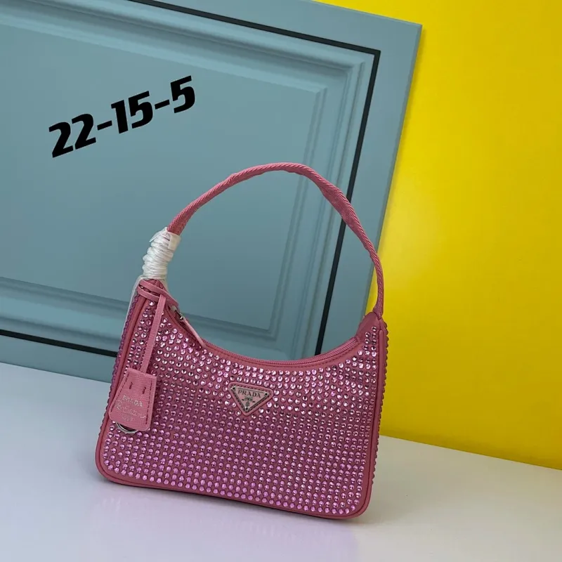 All Categories Official Website "Brand Women's Bags" Women's Bags 💙 PRADA 2022 Official New Prada Underarm Bag Wholesale 58002500 Original Order Quality Size: 22-15-5CM