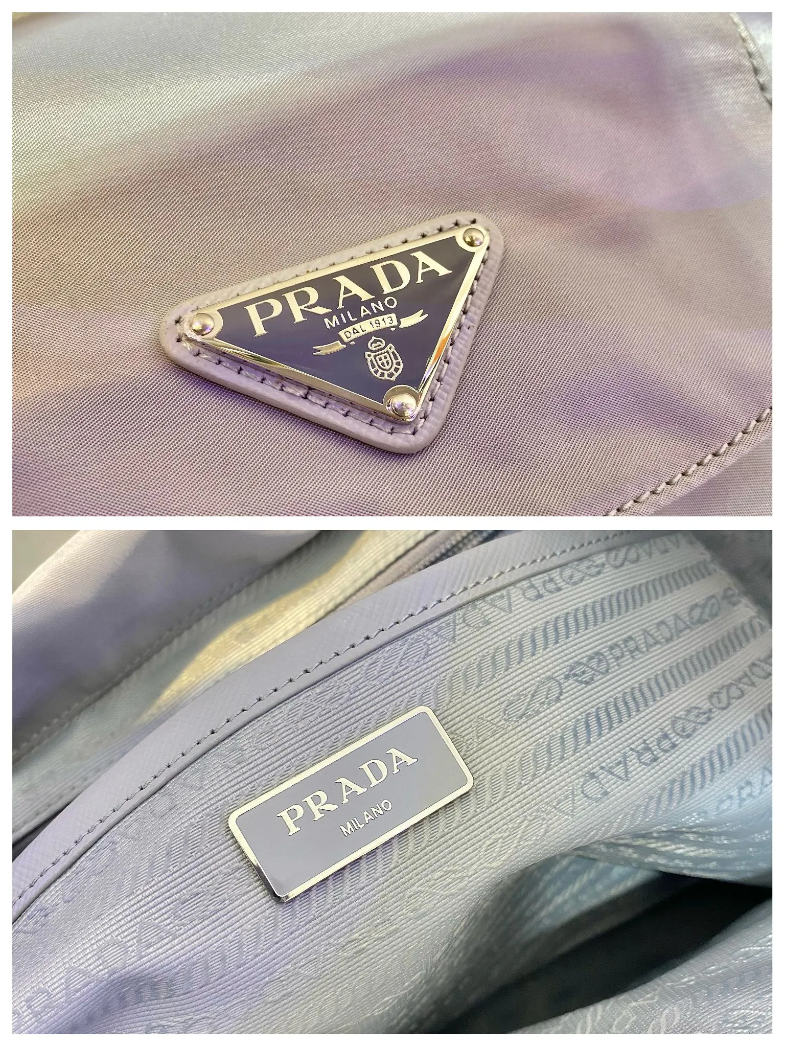 💰1120🎉New Backpack🎉1BZ811👍👍New Color🎉🎉This nylon backpack is trimmed with exquisite Saffiano leather, a blend of multiple materials, and decorated with a triangular logo, highlighting fashionable elegance. It also comes with a detachable small handbag😘😘Light and practical, the upper body effect is super stylish, and it can be matched at will😘😘Fully upgraded nylon fabric👍👍Length 30x Height 32x Bottom 15cm👏👏👏💰💰💰