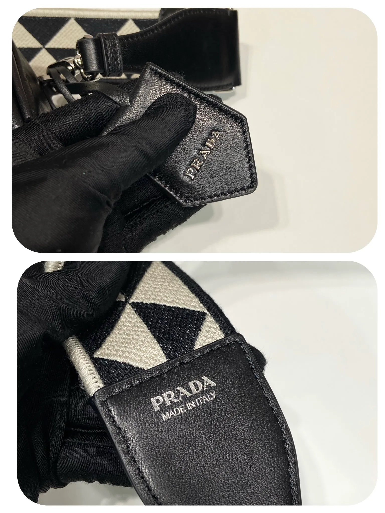 💰1640🎉New Boston🎉1BH198 catwalk style🎉🎉 This casual and classic handbag is made of soft sheepskin inside and out. The hand-made pleat effect is particularly fashionable. It is equipped with a detachable printed embroidered webbing. The body is equipped with a front pocket design and large capacity. It was also unveiled in the 2023 spring and summer series fashion show. The upper body effect must be eye-catching. Baby, hurry up and get it🎉🎉 Length 22x Height 10.5x Bottom 7cm